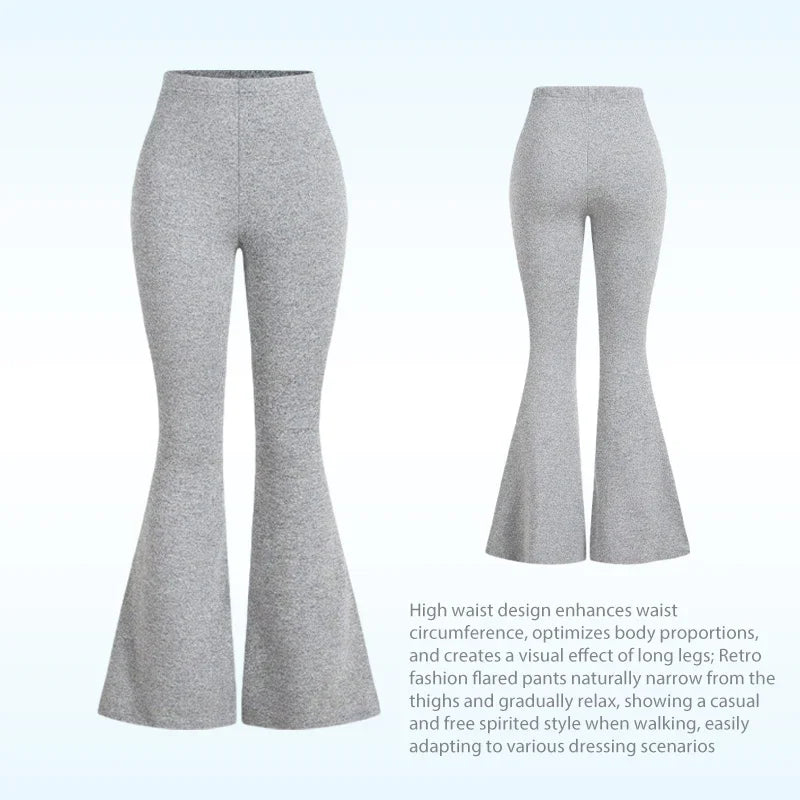 Yoga Flare Pants Women'S High Waist Outer Wear Fitness Casual Pants