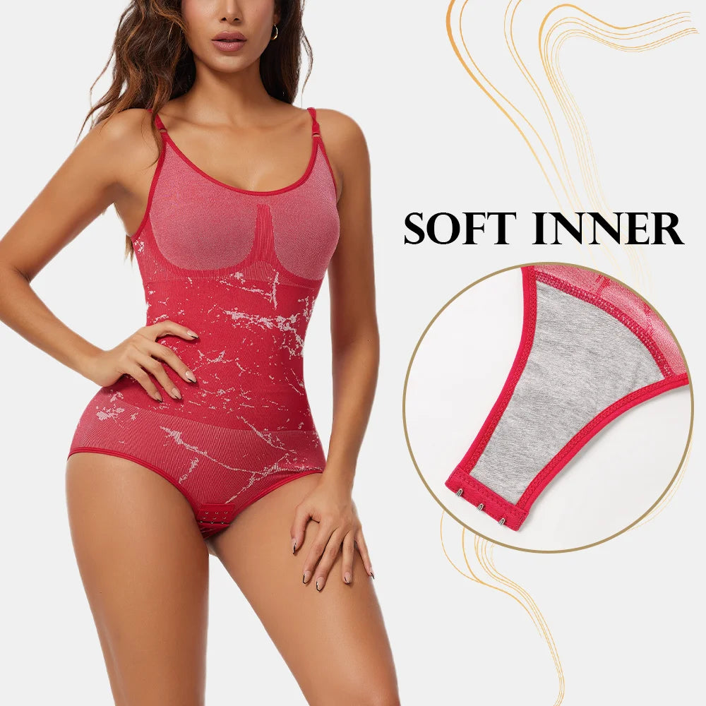 2026 New Style Colorful Printed Sexy Shapewear Slimming Butt Lifter Body Shaper Bodysuit Open Crotch High Elastic Body Suits