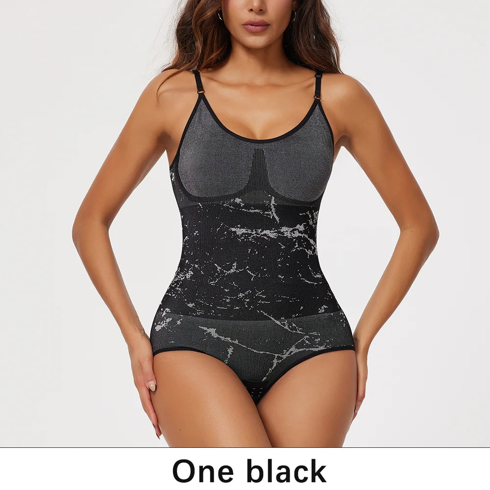 2026 New Style Colorful Printed Sexy Shapewear Slimming Butt Lifter Body Shaper Bodysuit Open Crotch High Elastic Body Suits