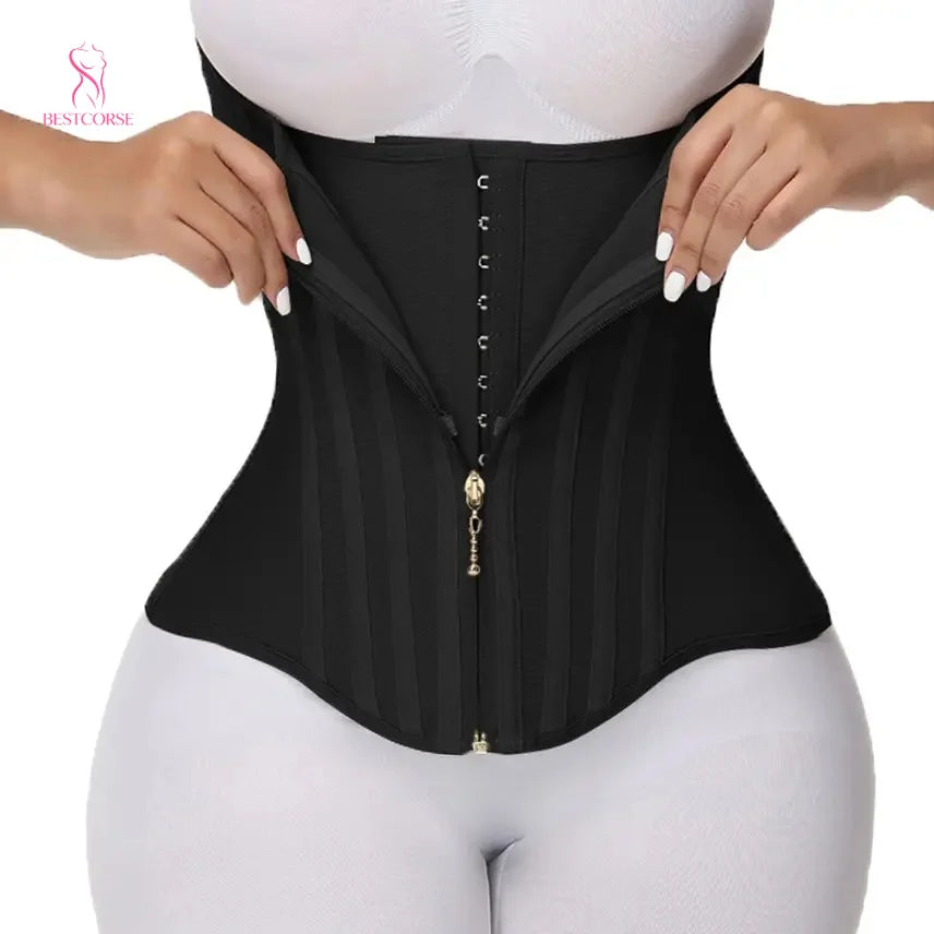 XS Steel Bone Curvy Corset Waist Trainer for Women Sport Workout Belly Gym Stomach Girdle Belt Tummy Waist Snatcher Faja