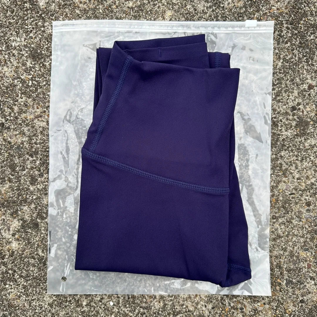 Solid Color High Waist Yoga Legging Soft Women Sport Pant Tight Butter Athletic Gym Comprehensive Training Jog Back Waist Pocket